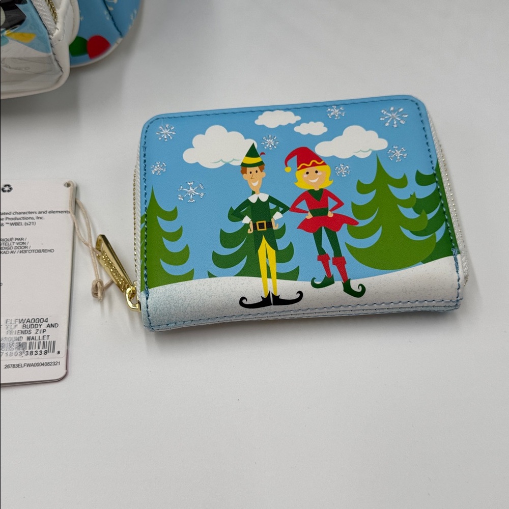 Loungefly Elf backpack and wallet set - Picture 6 of 7